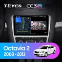Teyes CC3 2K 360 6/128 Skoda Octavia 2 A5 (2008-2013) Серая