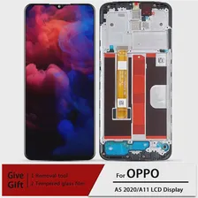 Для OPPO A5 2020 CPH1931 Сенсорный дигитайзер с ЖК-дисплеем в сборе для 6,5-дюймового OPPO A11 с заменой рамки