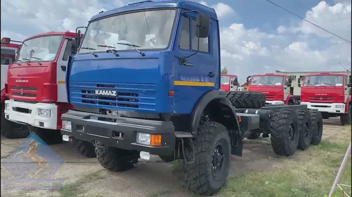 Шасси Камаз-43118 с дополнительной 4-ой осью.